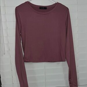 Liz & Sara Women's Long Sleeve Top - Mauve
